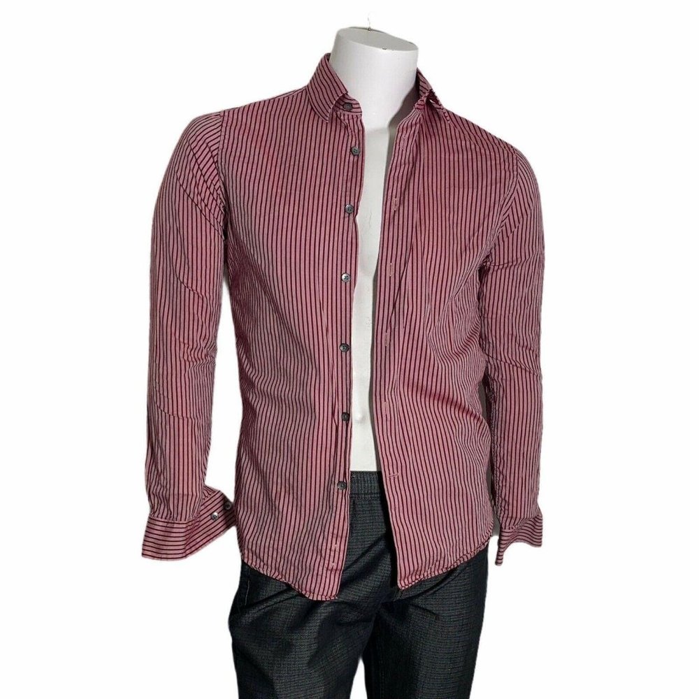 Express Mens Small Extra Slim Fit Dress Shirt